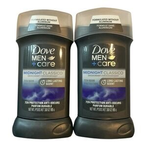Dove Men+Care - Midnight Classico Deodorant (3 oz x2) - 72H Odor